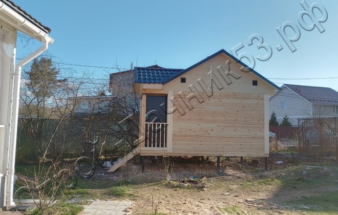 1 Брусовая баня Б-11, 6х4м, 26 М², Ленинградская область, Красносельский район, Территория Горелово (6)